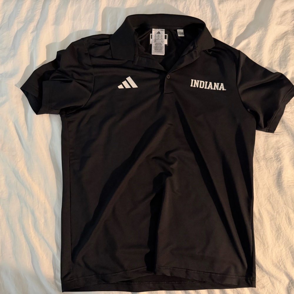 Adidas Black Indiana Polo Shirt men’s medium